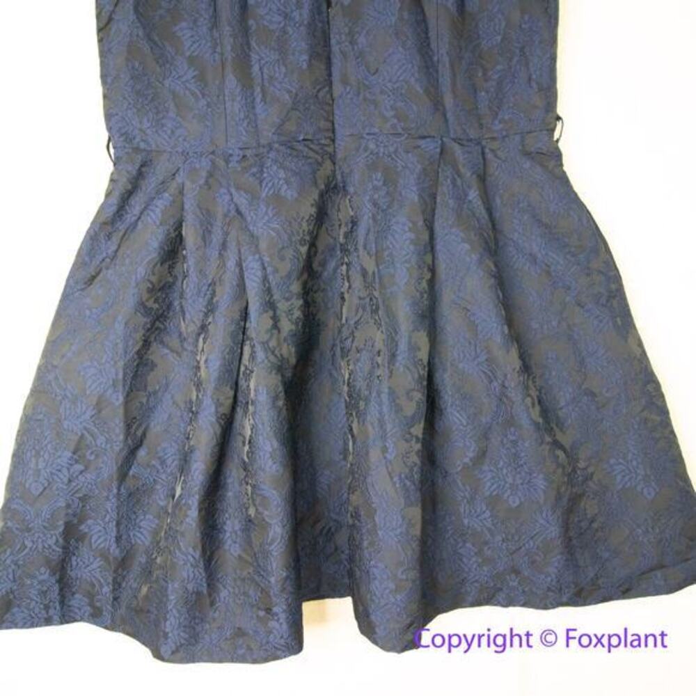 New! City Chic Ornate Dress in black lace and navy jacquard, plus size 24 - Picture 15 of 16